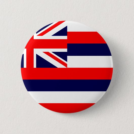 HAWAII/HAWAÏAN FLAG RONDE BUTTON 5,7 CM (Voorkant)