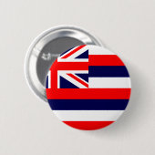 HAWAII/HAWAÏAN FLAG RONDE BUTTON 5,7 CM (Voorkant /achterkant)