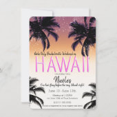 Hawaii Hawaiiaanse meisjes weekend vrijgezellenfee Kaart (Voorkant)