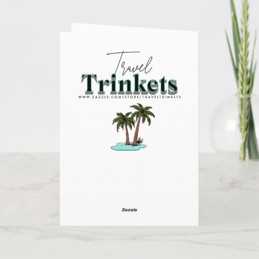 Hawaii | Hawaiian Hula Dancer | Gezegde Hi Kaart (Achterkant)