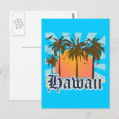 Hawaii Hawaiian Islands Sourvenir Briefkaart (Voorkant / Achterkant)