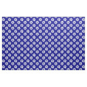 Hawaii Hibiscus blauw-wit Stof (Fat Quarter)