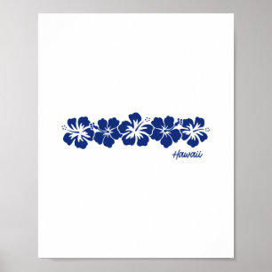 Hawaii Hibiscus Bloem Aloha Hawaiaanse Vakantie So Poster