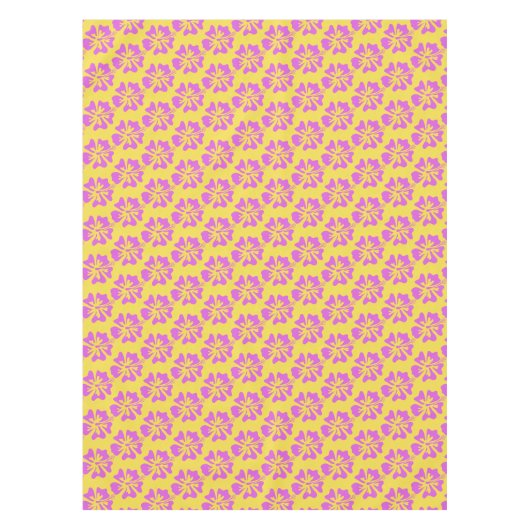 Hawaii Hibiscus bloem bloemmotief tafelkleed (Voorkant)