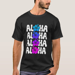 Hawaii Hibiscus Bloem Tropische Aloha T-shirt