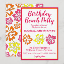 Hawaii Hibiscus Bloemen Verjaardag Beach Party Lua