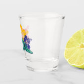 Hawaii hibiscus bloesschildpad Shot glass Shot Glas (Rechts)