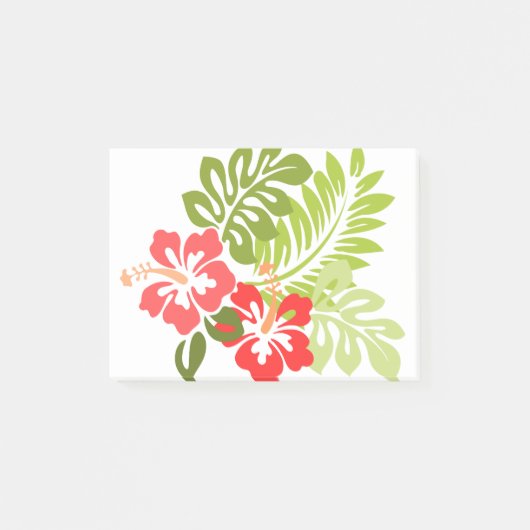 Hawaii Hibiscus Flora Floral Flowers Blossom Post-it® Notes (Voorkant)