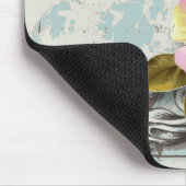  hawaii hibiscus florale tropische bruiloft muismat (Hoek)