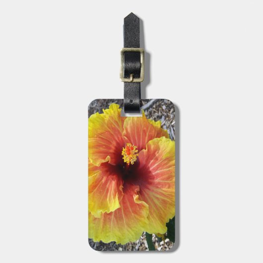 Hawaii Hibiscus Flower Bagagelabel (Voorkant verticaal)