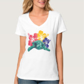 Hawaii Hibiscus Flower T-shirt (Voorkant)