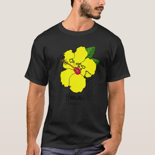 Hawaii Hibiscus Flower T-shirt (Voorkant)
