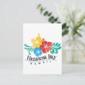 Hawaii Hibiscus Flowers Briefkaart (Staand voorkant)