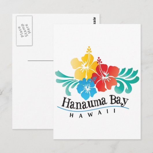 Hawaii Hibiscus Flowers Briefkaart (Voorkant / Achterkant)