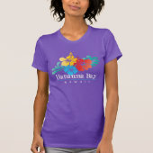 Hawaii Hibiscus Flowers T-shirt (Voorkant)