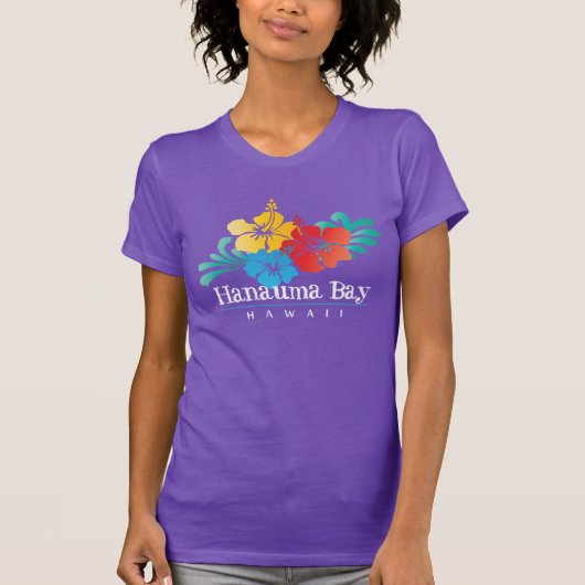Hawaii Hibiscus Flowers T-shirt (Voorkant)