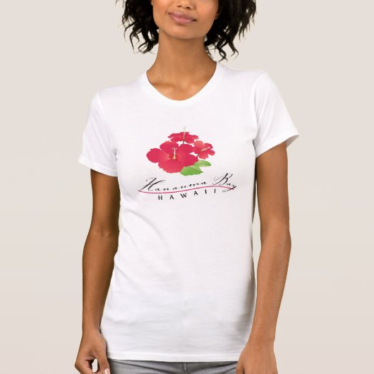 Hawaii Hibiscus Flowers T-shirt (Voorkant)
