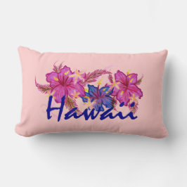 Hawaii hibiscus kleurrijke bloemen decoratief kuss kussen