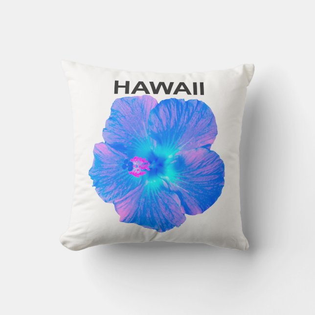 Hawaii Hibiscus Kussen (Voorkant)