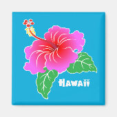 Hawaii Hibiscus Magneet (Voorkant)