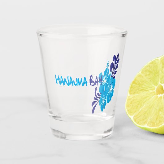 Hawaii Hibiscus Shot glass Glas (Voorkant)