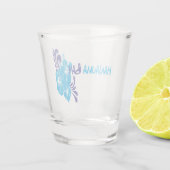 Hawaii Hibiscus Shot glass Shot Glas (Achterkant)
