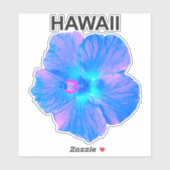 Hawaii Hibiscus Sticker (Vel)