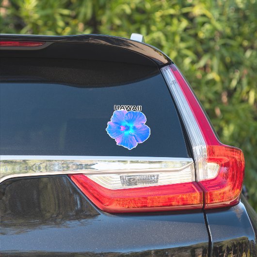 Hawaii Hibiscus Sticker (Auto Zijkant)