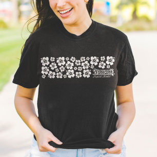 Hawaii Hibiscus Tropische Zomer Strand Vakantie T-shirt