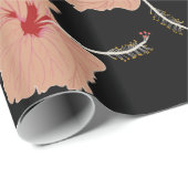 Hawaii Hibsicsus Flowers Cadeaupapier (Rol Hoek)