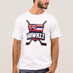 Hawaii Hockey T-Shirt met naam en nummer afdrukken