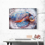 Hawaii Honi Zee Turtle Close-up Photo Relax Script Canvas Afdruk<br><div class="desc">"Rustig maar." Zeeen schildpadden kunnen zich zeker ontspannen in de zon. Ga terug naar de warme broeken van de Hawaiiaanse eilanden wanneer je kijkt naar deze verbluffende zee schilderschilderschilderkunst. Dat is een groot geschenk voor iemand speciaal! U kunt deze wandkunst eenvoudig personaliseren, plus ik bied ook aanpassingen aan op elk...</div>