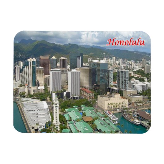 Hawaii - Honolulu - Magneet (Horizontaal)