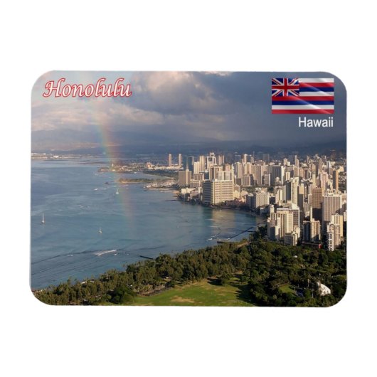 Hawaii - Honolulu - Magneet (Horizontaal)