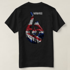 Hawaii Honu Tribal Hook HIFlag T-shirt
