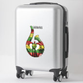 Hawaii Honu Tribal Hook Kanaka Maoli Sticker (Koffer)