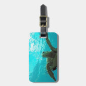 Hawaii Honu Turtle Bagagelabel (Voorkant verticaal)
