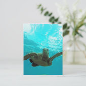 Hawaii Honu Turtle Briefkaart (Staand voorkant)