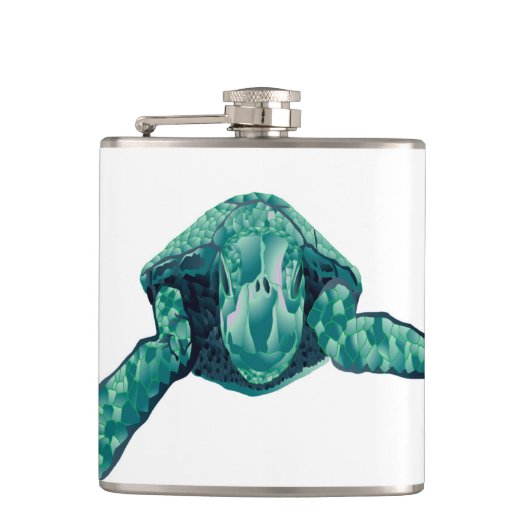 Hawaii Honu Turtle Heupfles (Voorkant)