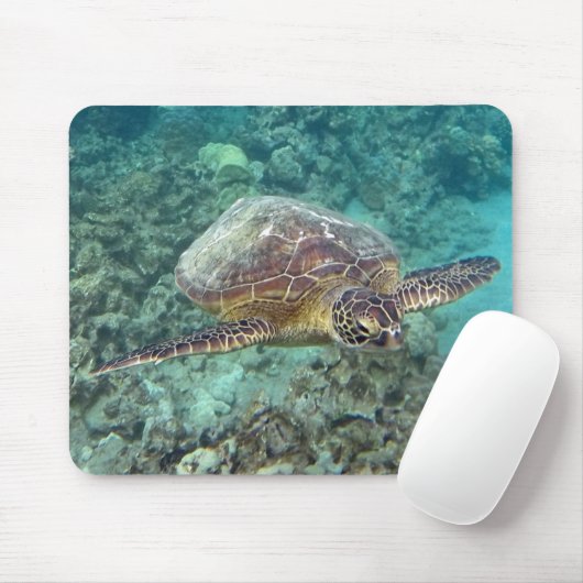 Hawaii Honu Turtle Muismat (Met muis)