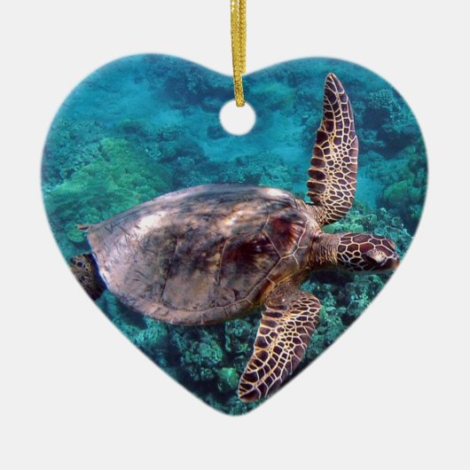Hawaii Honu Turtle Ornament (Voorkant)
