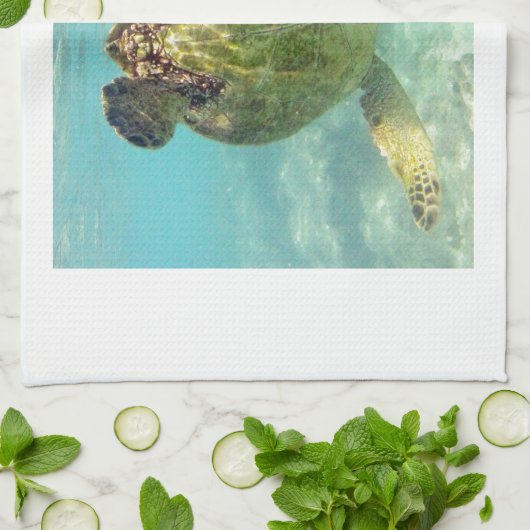 Hawaii Honu Turtle Theedoek (Gevouwen)