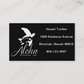 Hawaii Honu Turtle Visitekaartje (Voorkant)