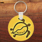 Hawaii Honu Zee Turtle Sleutelhanger (Voorkant)