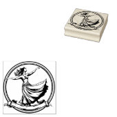 Hawaii Hula Dancer Rubber Stamp Mooi Rubberstempel (Gestempeld)
