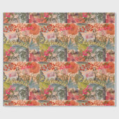 Hawaii Hula Travel Flower  Cadeaupapier (Vlak)