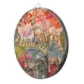 Hawaii Hula Travel Flower Dartbord (Voorkant Rechts)