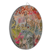 Hawaii Hula Travel Flower Dartbord (Voorkant Links)