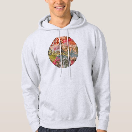Hawaii Hula Travel Flower  Hoodie (Voorkant)