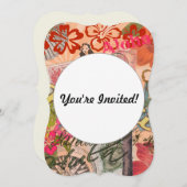 Hawaii Hula Travel Flower Kaart (Voorkant / Achterkant)